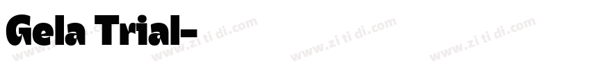 Gela Trial字体转换